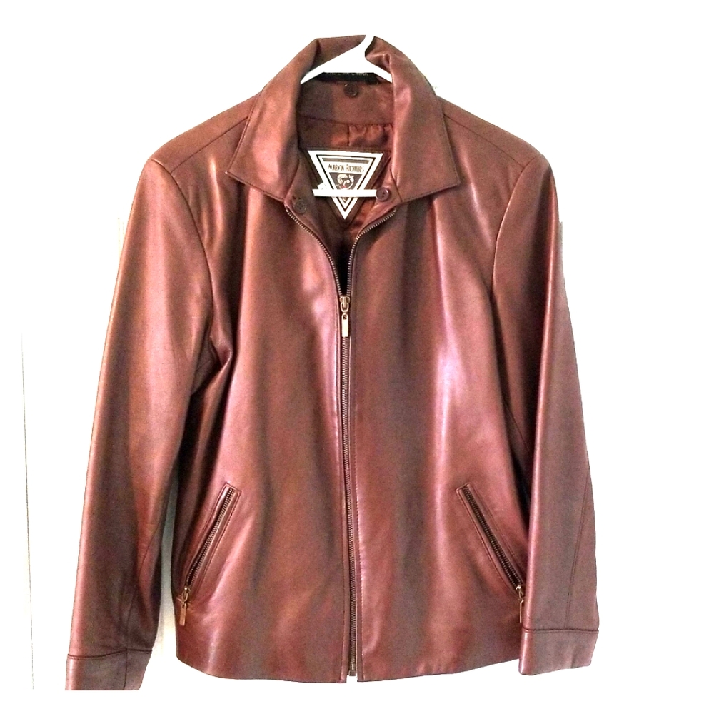 Marvin Richards Chestnut Leather Jacket